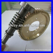 Worm gears and shafts